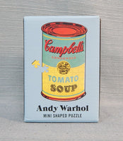 100 Piece Mini Shaped Andy Warhol's Campbell's Soup Can Puzzle - Brand New!