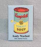 100 Piece Mini Shaped Andy Warhol's Campbell's Soup Can Puzzle - Brand New!