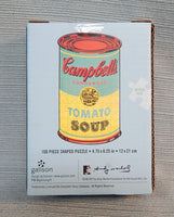 100 Piece Mini Shaped Andy Warhol's Campbell's Soup Can Puzzle - Brand New!