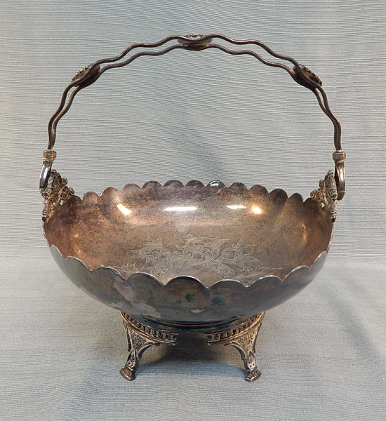 Toronto S.P. Company Quad Plate Footed Server with Handle