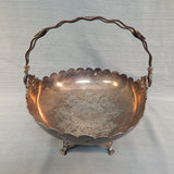 Toronto S.P. Company Quad Plate Footed Server with Handle