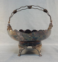 Toronto S.P. Company Quad Plate Footed Server with Handle