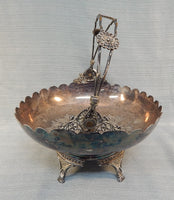 Toronto S.P. Company Quad Plate Footed Server with Handle