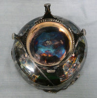 Toronto S.P. Company Quad Plate Footed Server with Handle