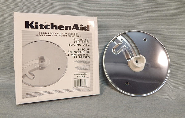 KitchenAid Food Processor 4MM Slicing Disc, Model KFP7LS4 - Brand New!
