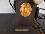 Singer 128 Sewing Machine with Bentwood Case