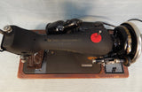 Singer 128 Sewing Machine with Bentwood Case