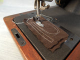 Singer 128 Sewing Machine with Bentwood Case