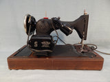 Singer 128 Sewing Machine with Bentwood Case