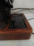 Singer 128 Sewing Machine with Bentwood Case