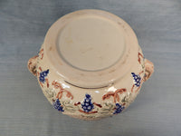 Vintage German Castles Punch Bowl with 8 Cups