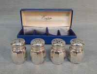 Empire Sterling Silver Salt Shakers - Set of 4