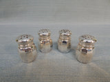 Empire Sterling Silver Salt Shakers - Set of 4