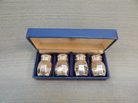 Empire Sterling Silver Salt Shakers - Set of 4