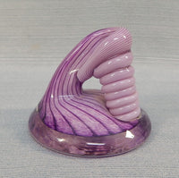 Unusual Purple Paperweight