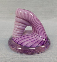 Unusual Purple Paperweight