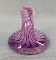 Unusual Purple Paperweight