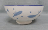 Cheng's Happy Blue Cat & Fish 8" Bowls - Set of 3