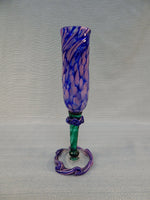 Pair of Hand-Blown Champagne Flutes