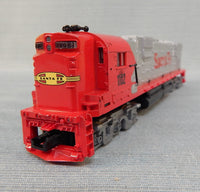 Tyco HO Scale Railroad Empire Vintage Santa Fe 1102 Diesel Engine Train Set - Untested