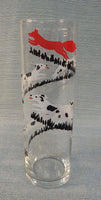 Set of 7 Libbey "Tally Ho" Fox Hunt Glasses