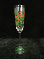 Lenox Christmas Champagne Flutes - Set of 4 - Very Good Condition