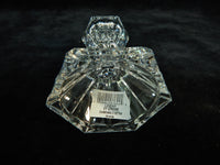 Pair of Mikasa Crystal Linear Candle Holders