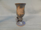 Glazed Stoneware Candlestick and Mug