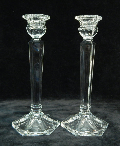 Pair of Lenox Crystal Candlesticks