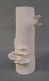 Porcelain Faux Bois Tree Trunk 9" Vase