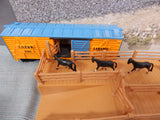 Tyco HO Scale Railroad Empire Vintage Santa Fe 1102 Diesel Engine Train Set - Untested