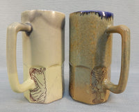 Pair of Large Mugs by Klayton Huff