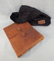 Wanderings Leather Bond 12" x 10" Watercolor Scrapbook - Like New!