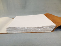 Wanderings Leather Bond 12" x 10" Watercolor Scrapbook - Like New!