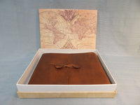 Wanderings Leather Bond 12" x 10" Watercolor Scrapbook - Like New!