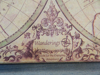 Wanderings Leather Bond 12" x 10" Watercolor Scrapbook - Like New!
