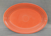 Fiestaware Persimmon Orange Oval Platter