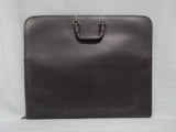 Vintage Bond Street 25" x 20" Black Vinyl Portfolio with 8 Pages