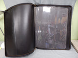 Vintage Bond Street 25" x 20" Black Vinyl Portfolio with 8 Pages
