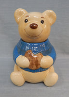 Vintage Metlox Blue Bear Cookie Jar