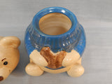 Vintage Metlox Blue Bear Cookie Jar