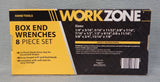 Work Zone 8-Piece SAE Box End Wrenches Set - Brand New!