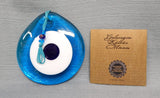 Pasabahce Magazalari Turkish 5" Blue Glass Evil Eye Deger Katan Hediyeler