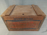 Vintage Pepsi-Cola A Nickel Drink - Worth A Dime Lidded Wooden Box Crate