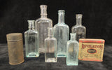 Vintage Medicine Container Collection - Lot of 8