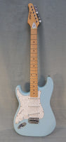 Baby Blue Sawtooth Left-Handed Electric Guitar