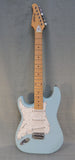 Baby Blue Sawtooth Left-Handed Electric Guitar