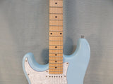 Baby Blue Sawtooth Left-Handed Electric Guitar
