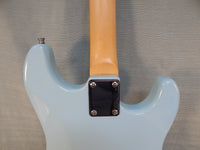 Baby Blue Sawtooth Left-Handed Electric Guitar