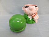 Vintage 1999 Beetle Bailey Ceramic Cookie Jar - Like New in Box